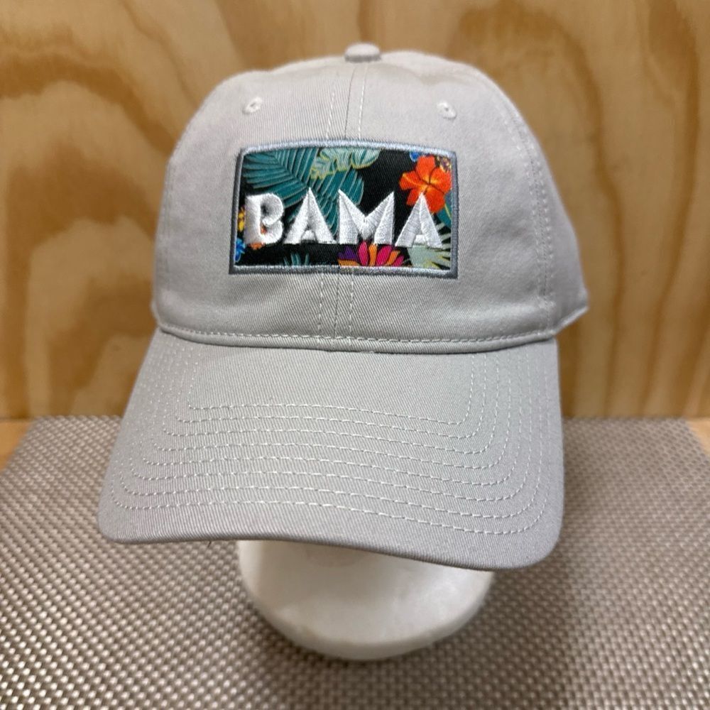 University of Alabama Crimson Tide BAMA baseball Cap Hat The Game Tan/Floral